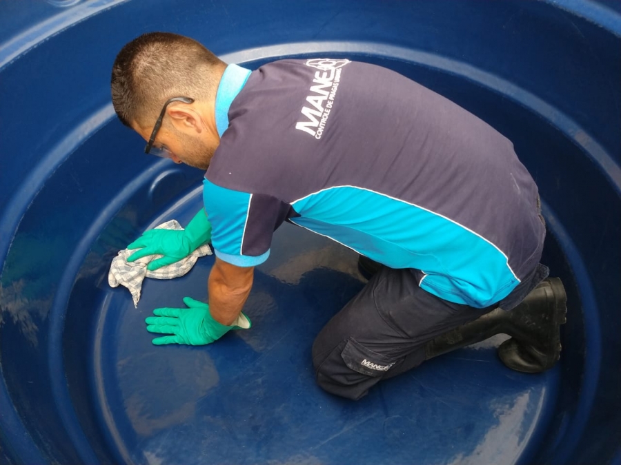 Limpeza e manutenção de caixa d&#039;agua